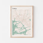 turku finland map poster - image 1