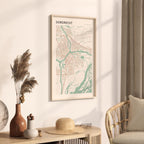 dordrecht netherlands map poster - image 2