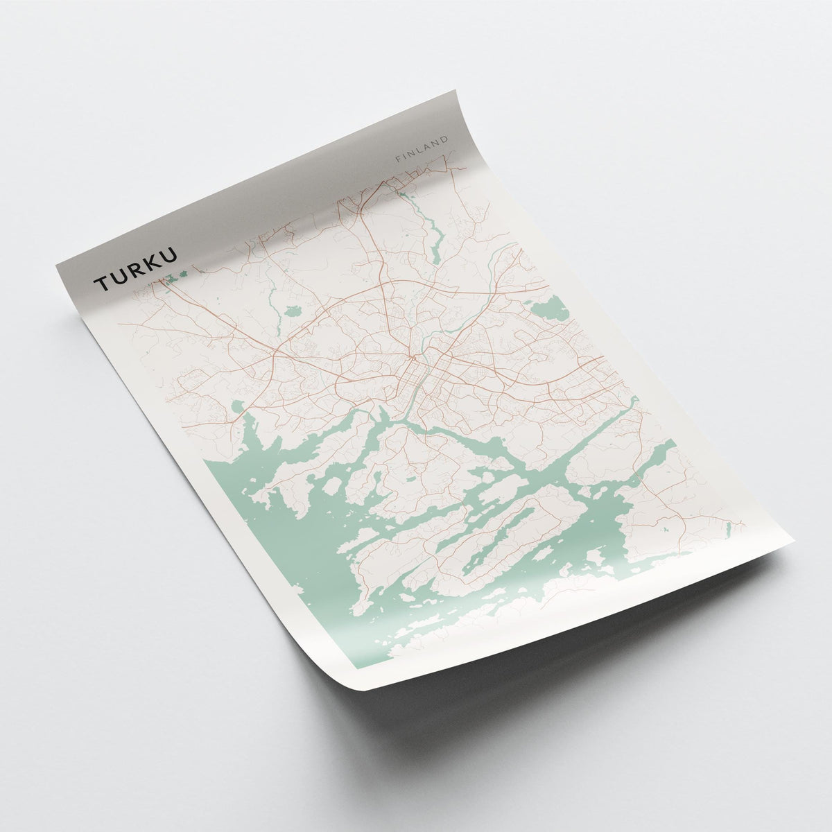turku finland map poster - image 4