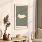 socotra, yemen map poster - image 2