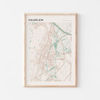 haarlem netherlands map poster - image 1