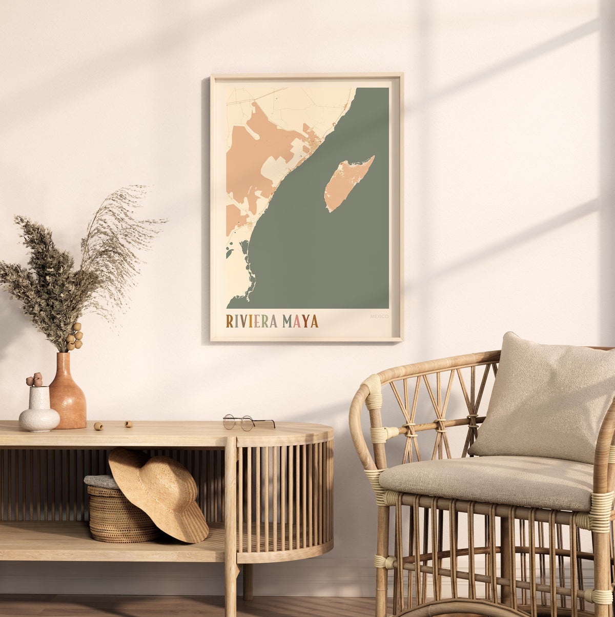 , mexico map poster - image 3