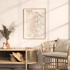 haarlem netherlands map poster - image 3