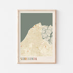 serrekunda, the gambia map poster - image 1