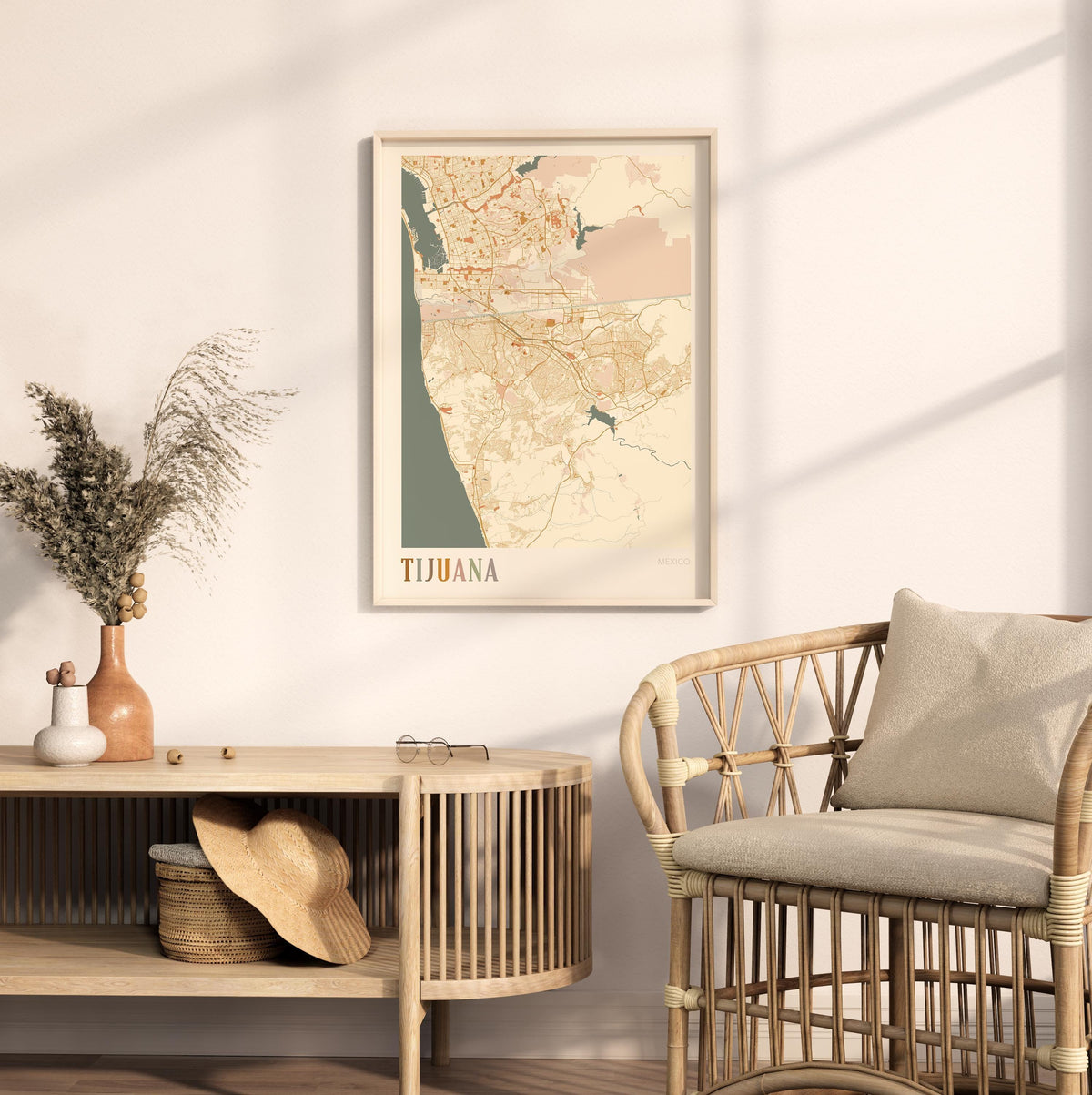tijuana, mexico map poster - image 3