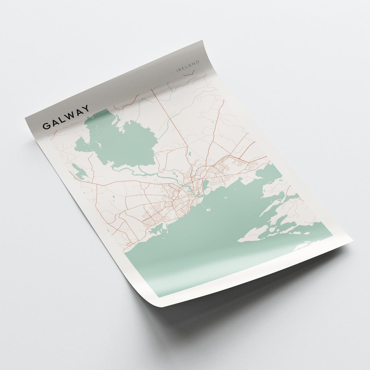 galway ireland map poster - image 4