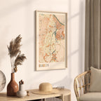haarlem netherlands map poster - image 2