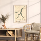 lake como italy map poster - image 3