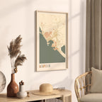 acapulco, mexico map poster - image 2