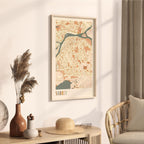 surrey, british columbia map poster - image 2