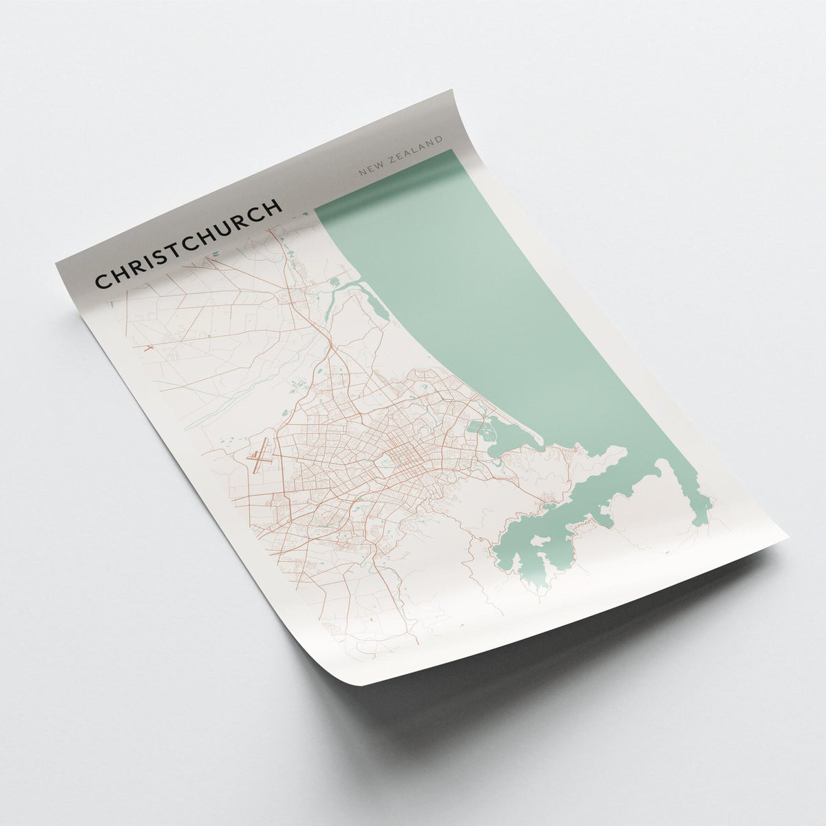 christchurch, new zealand map poster - image 3
