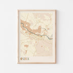 osijek croatia map poster - image 1