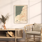 port louis, mauritius map poster - image 3