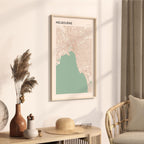 melbourne, australia map poster - image 2