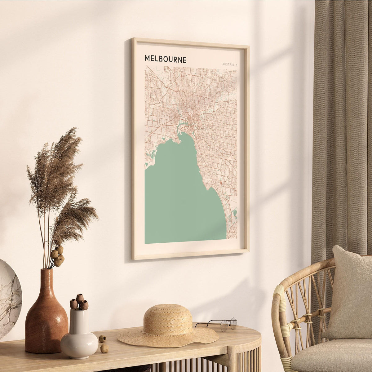 melbourne, australia map poster - image 2