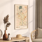 utrecht netherlands map poster - image 2