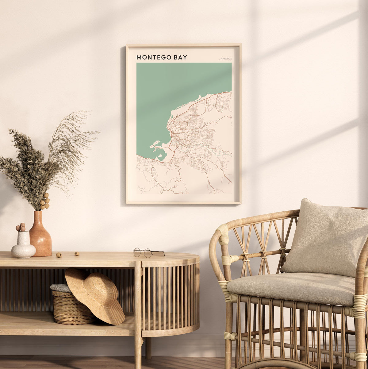 montego bay, jamaica map poster - image 3