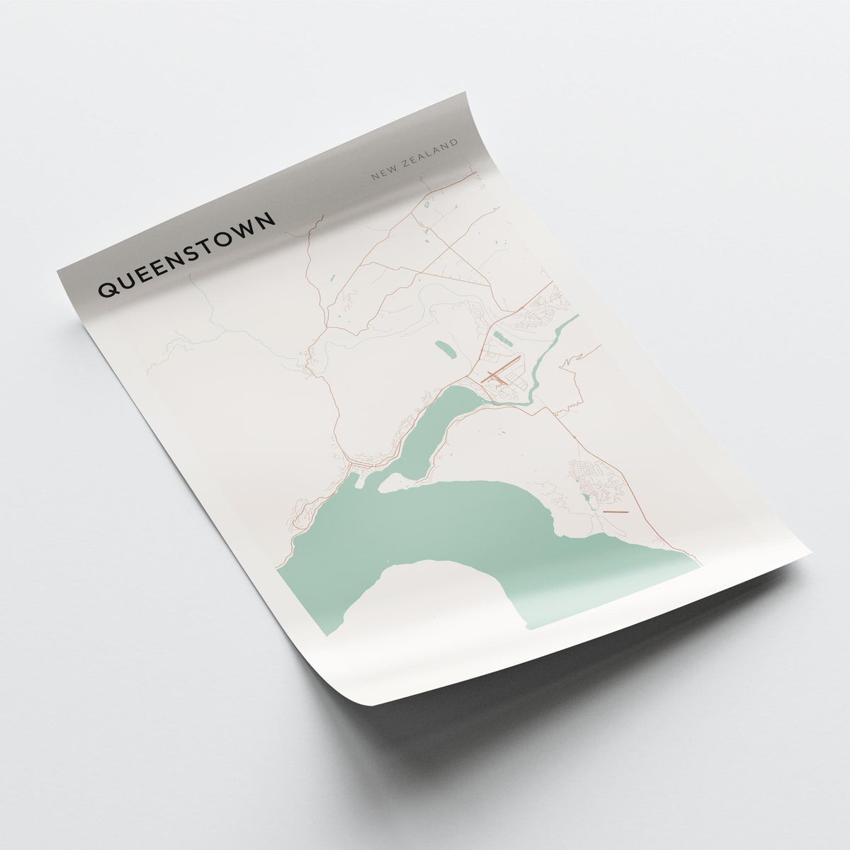 queenstown, new zealand map poster - image 4