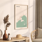 ushuaia, argentina map poster - image 2