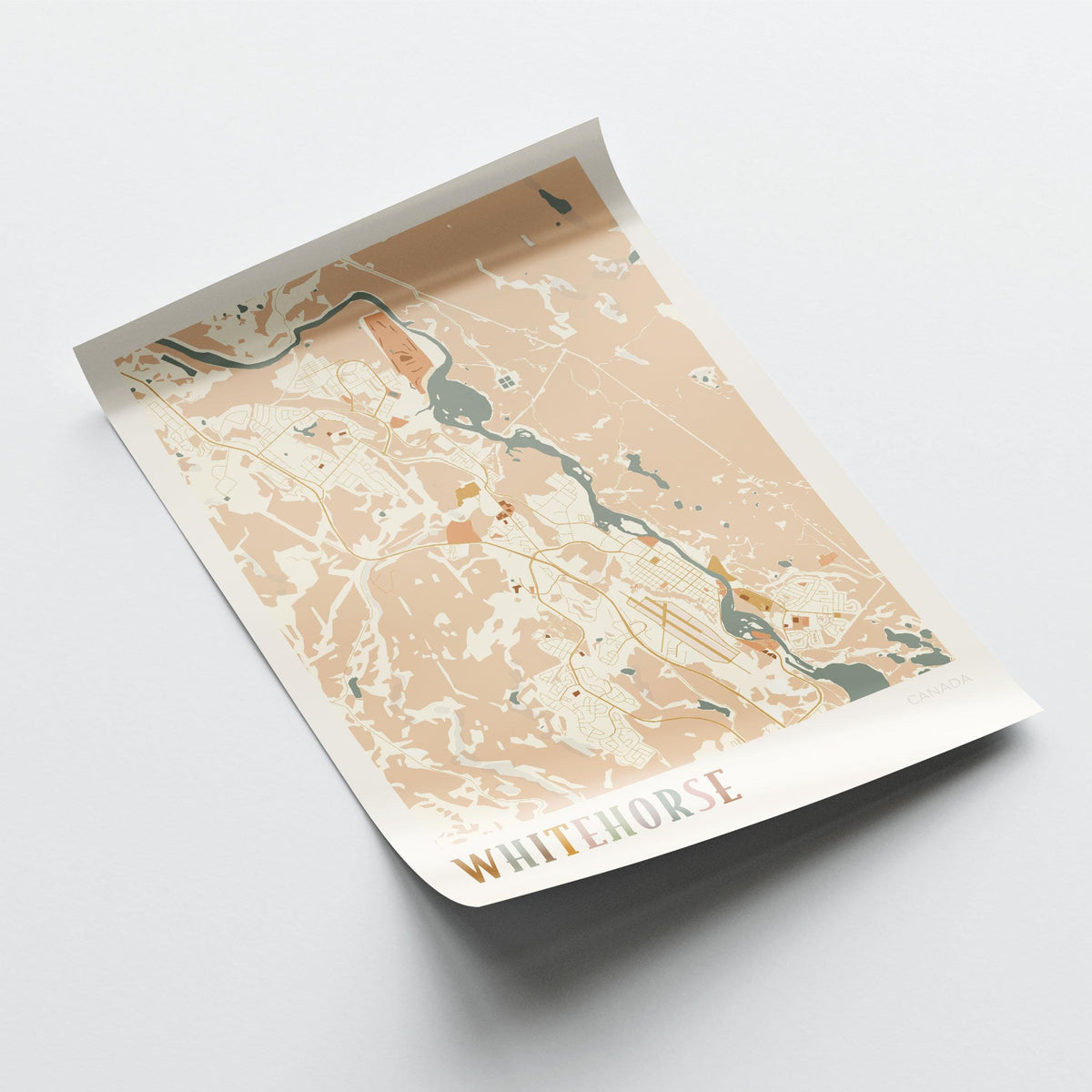whitehorse, yukon map poster - image 3