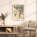 stavanger norway map poster - image 3