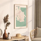 victoria, british columbia map poster - image 2