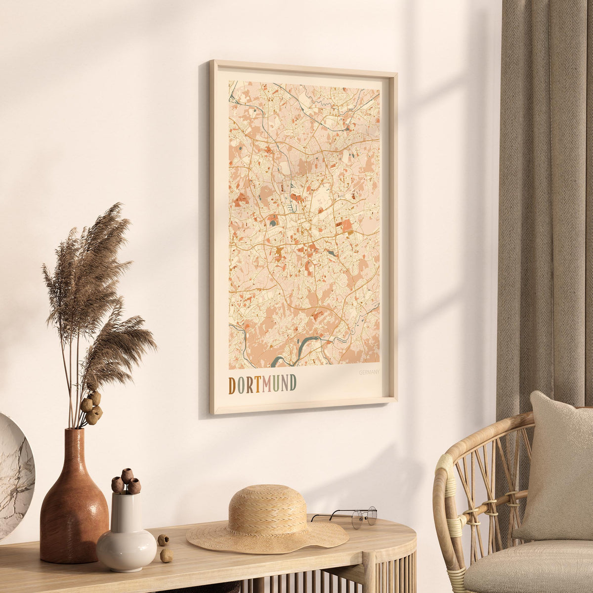 dortmund germany map poster - image 2