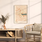 vejle denmark map poster - image 3