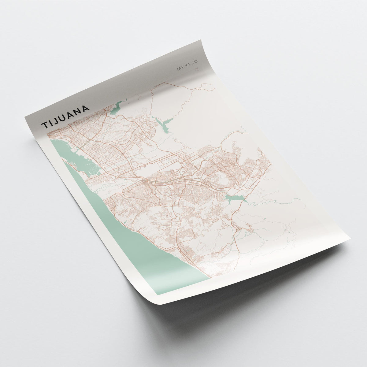 tijuana, mexico map poster - image 4