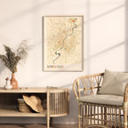 ahmedabad, india map poster - image 3