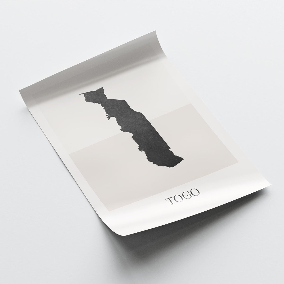 togo map poster - minimalist boho wall art - digital download - image 4