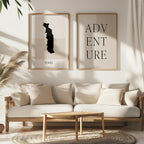 togo map poster - minimalist boho wall art - digital download - image 5