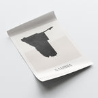 namibia map poster - minimalist boho wall art - digital download - image 4
