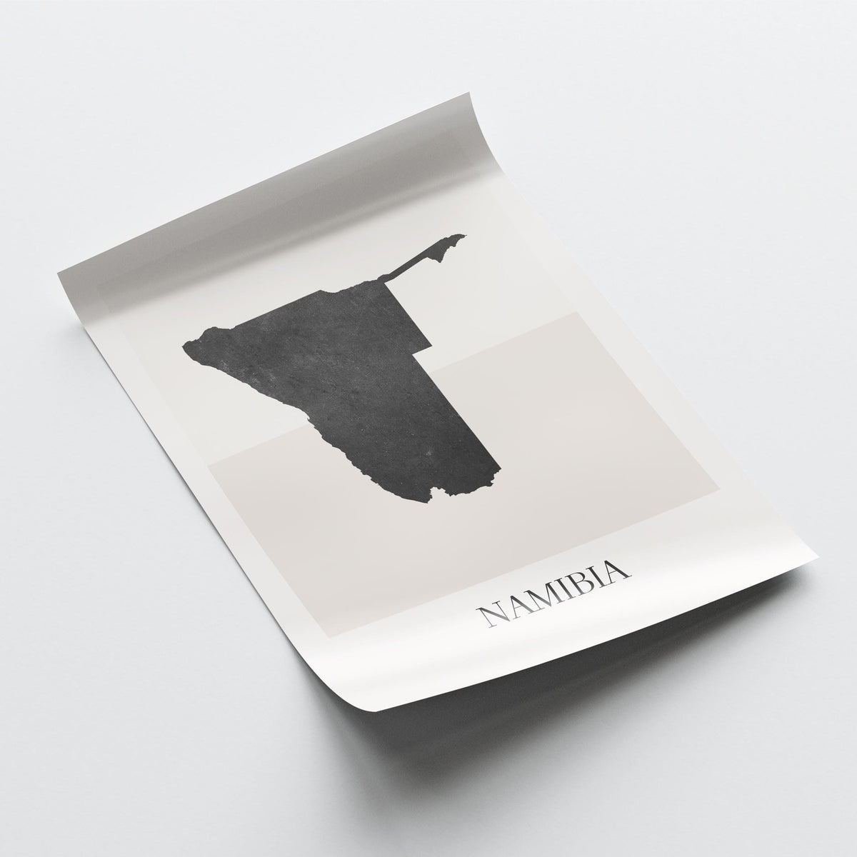 namibia map poster - minimalist boho wall art - digital download - image 4