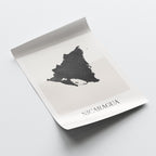 nicaragua map poster - minimalist boho wall art - digital download - image 4