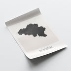 belgium map poster - minimalist boho wall art - digital download - image 4