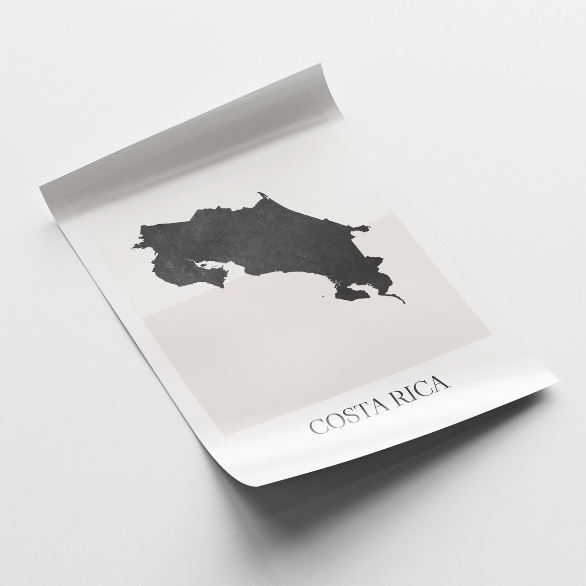 costa rica map poster - minimalist boho wall art - digital download - image 4