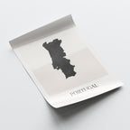 portugal map poster - minimalist boho wall art - digital download - image 4