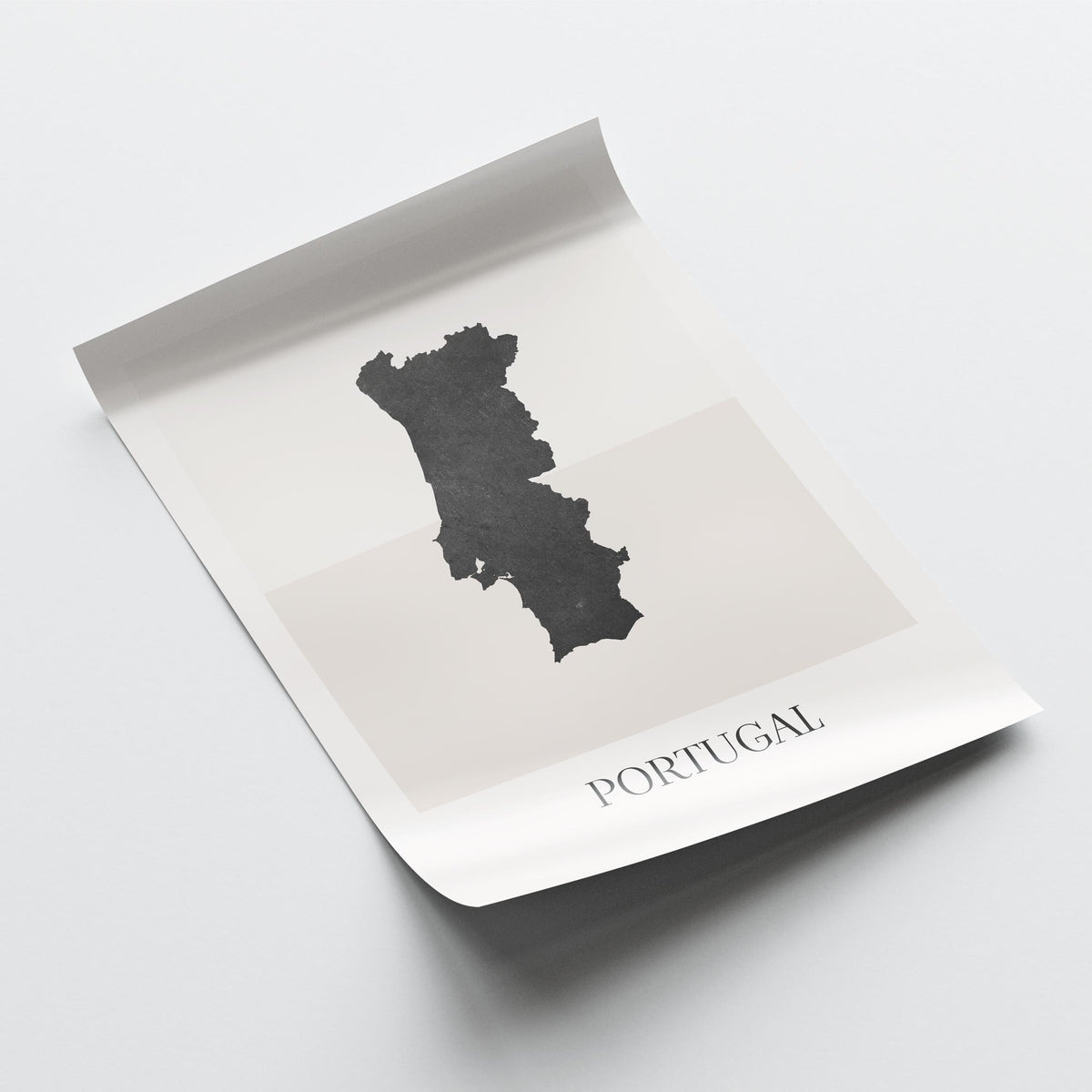 portugal map poster - minimalist boho wall art - digital download - image 4