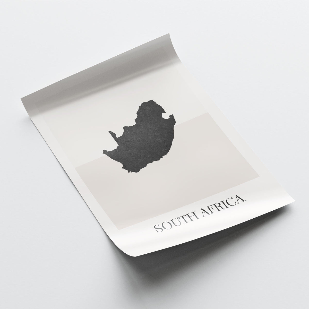 south africa map poster - minimalist boho wall art - digital download - image 4