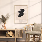 ireland map poster - minimalist boho wall art - digital download - image 3