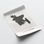 bangladesh map poster - minimalist boho wall art - digital download - image 4