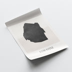 eswatini map poster - minimalist boho wall art - digital download - image 4