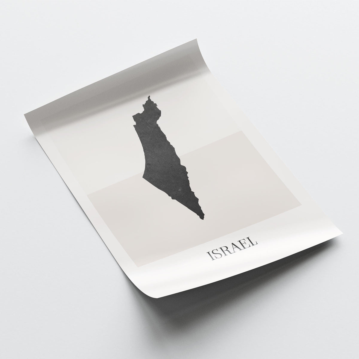 israel map poster - minimalist boho wall art - digital download - image 4