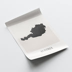 austria map poster - minimalist boho wall art - digital download - image 4