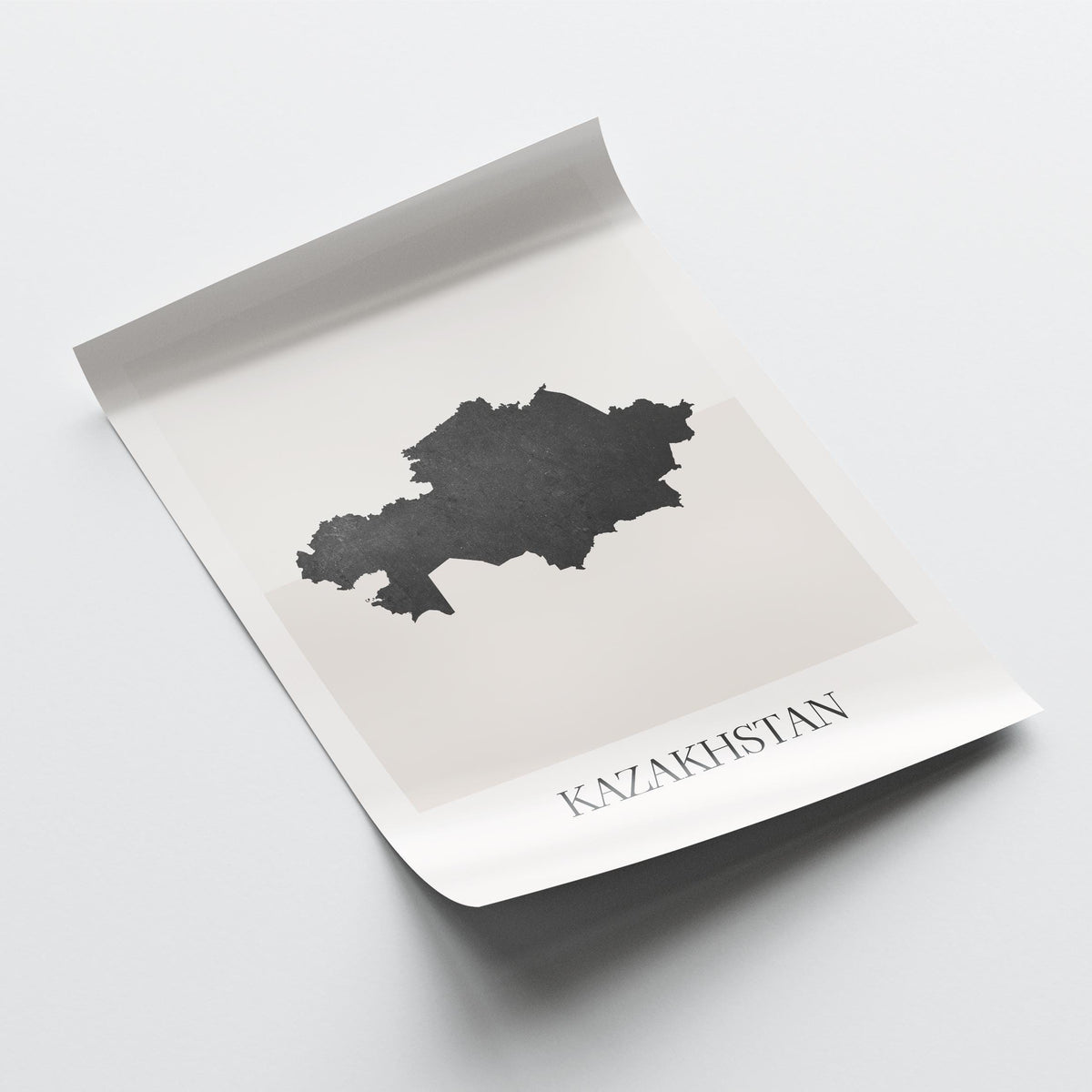 kazakhstan map poster - minimalist boho wall art - digital download - image 4