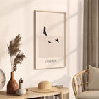 comoros map poster - minimalist boho wall art - digital download - image 2
