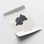rwanda map poster - minimalist boho wall art - digital download - image 4