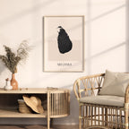 sri lanka map poster - minimalist boho wall art - digital download - image 3