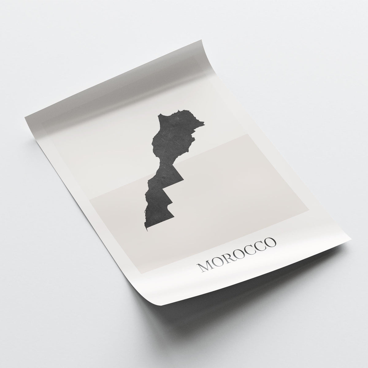 morocco map poster - minimalist boho wall art - digital download - image 4